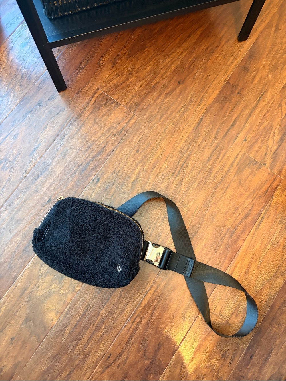 lululemon Black Sherpa Mini Belt Bag